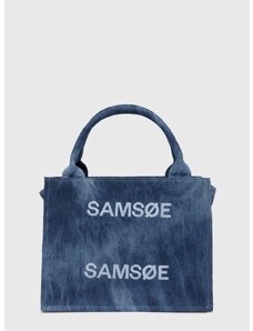 Samsoe Samsoe Чанта Samsoe SABETTY в синьо F24100010