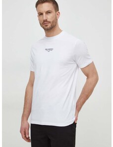 Тениска Karl Lagerfeld в бяло с принт 542221.755080