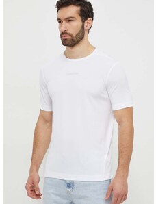 Тениска за трениране Calvin Klein Performance в бяло с изчистен дизайн