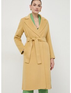 Вълнено палто Marella в жълто преходен модел с двуредно закопчаване 2413011021200