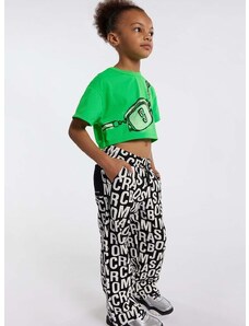 Детска тениска Marc Jacobs в зелено