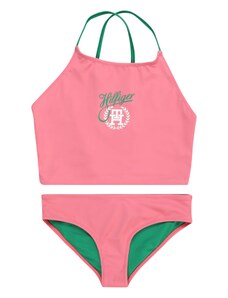 Tommy Hilfiger Underwear Бански тип бикини зелено / питая / бяло