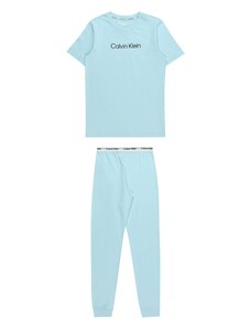 Calvin Klein Underwear Комплект пижама светлосиньо / черно / бяло