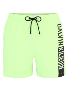 Calvin Klein Swimwear Шорти за плуване неоново зелено / черно