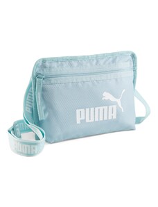 PUMA Чанта за през рамо тип преметка 'Core Base' пастелно синьо / бяло