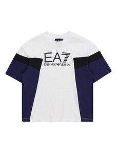 EA7 Emporio Armani Тениска нейви синьо / черно / бяло