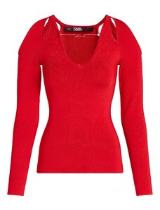 Karl Lagerfeld Пуловер червено