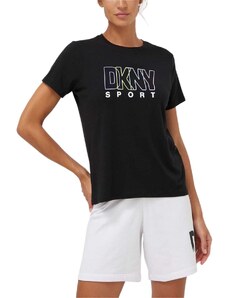 DKNY T-Shirt Logo DP1T8816 710M black tulip