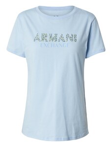 ARMANI EXCHANGE Тениска синьо / светлосиньо / маслина