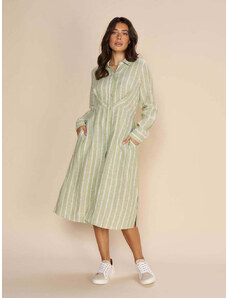 Mos Mosh Ленена рокля - Korina Striped Linen Dress