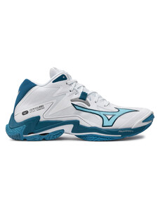 Обувки Mizuno Wave Lightning Z8 Mid V1GA2405 White/Sailor Blue/Silver 21
