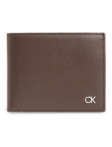 Голям мъжки портфейл Calvin Klein Metal Ck K50K511692 Dark Brown Slg BAW