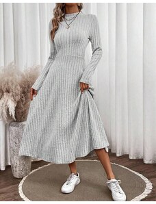 Creative Изчистена дамска рокля в сиво - код 33022