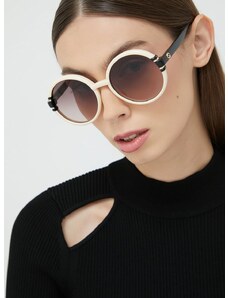 Слънчеви очила Gucci в бяло
