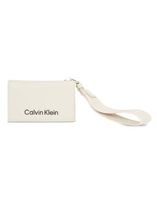 Малък дамски портфейл Calvin Klein Gracie K60K611689 Dk Ecru PC4