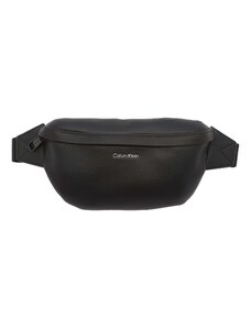 Calvin Klein Чанта за кръста 'MUST' черно / сребърно