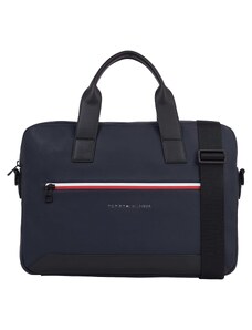 TOMMY HILFIGER Чанта за лаптоп 'Essential' морскосиньо / червено / черно / бяло
