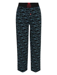 HUGO Панталон пижама светлосиньо / червено / черно