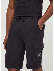 Къс панталон Calvin Klein Jeans в черно J30J325136