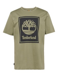 TIMBERLAND Тениска маслина / черно