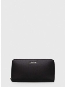 Портмоне Calvin Klein дамски в черно K60K611687