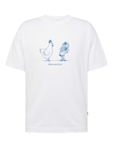 new balance Тениска 'Sport Essentials Chicken' сапфирено синьо / бяло