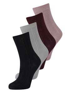 BeckSöndergaard Къси чорапи светлосиво / розе / бордо / черно