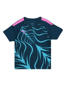 PUMA Функционална тениска 'IndividualLIGA' нейви синьо / лазурно синьо / розово