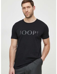 Памучна тениска Joop! Alerio в черно с принт 3004243110017940