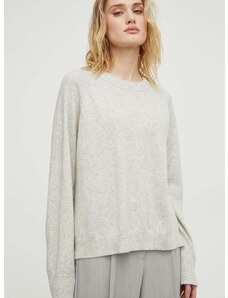 Вълнен пуловер Herskind Doofa дамски в сиво от лека материя 5143111