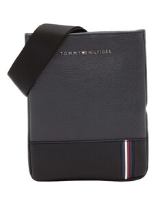TOMMY HILFIGER Чанта за през рамо тип преметка сапфирено синьо / винено червено / черно / бяло