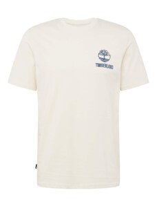 TIMBERLAND Тениска нейви синьо / естествено бяло