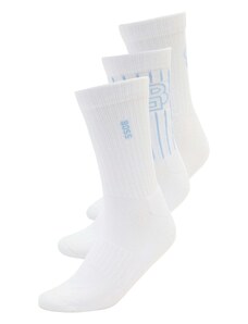 BOSS Къси чорапи тюркоазен / бяло