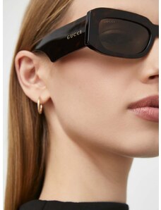 Слънчеви очила Gucci в кафяво GG1426S