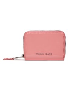 Малък дамски портфейл Tommy Jeans Tjw Ess Must Small Za Patent AW0AW15935 Tickled Pink TIC