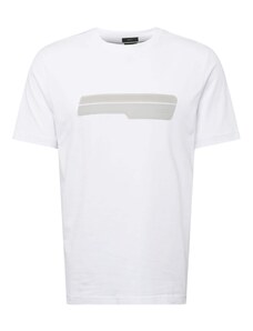 BOSS Тениска бежово / бяло