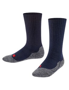 FALKE Спортни чорапи 'Active Warm' нощно синьо / сив меланж / червено