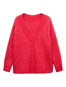 MANGO Пуловер 'Chapi' червен меланж