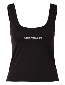 Calvin Klein Jeans Топ черно / бяло