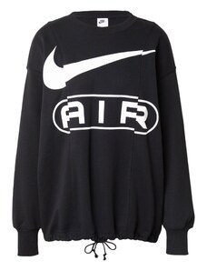 Nike Sportswear Суичър 'Air' черно / бяло
