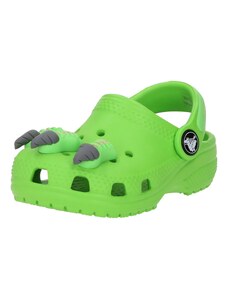 Crocs Отворени обувки 'Classic' сиво / тревнозелено / черно / бяло