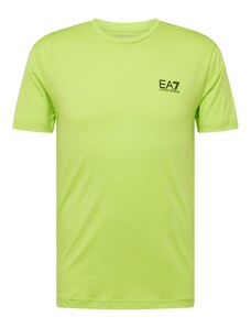 EA7 Emporio Armani Тениска лайм / черно
