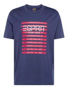 ESPRIT Тениска нейви синьо / червено / бяло