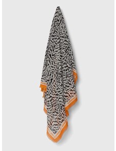 Копринен тънък шал Karl Lagerfeld с десен