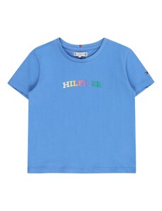 TOMMY HILFIGER Тениска синьо / светложълто / зелено / бледорозово