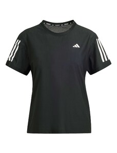 ADIDAS PERFORMANCE Функционална тениска 'Own The Run' черно / бяло