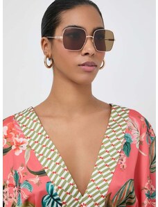Слънчеви очила Gucci в златисто GG1434S