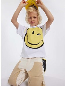 Детски панталон Marc Jacobs в бежово с изчистен дизайн