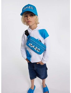 Детски дънков къс панталон Marc Jacobs в синьо