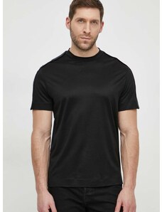 Тениска Emporio Armani в черно с изчистен дизайн 3D1TD3 1JUVZ